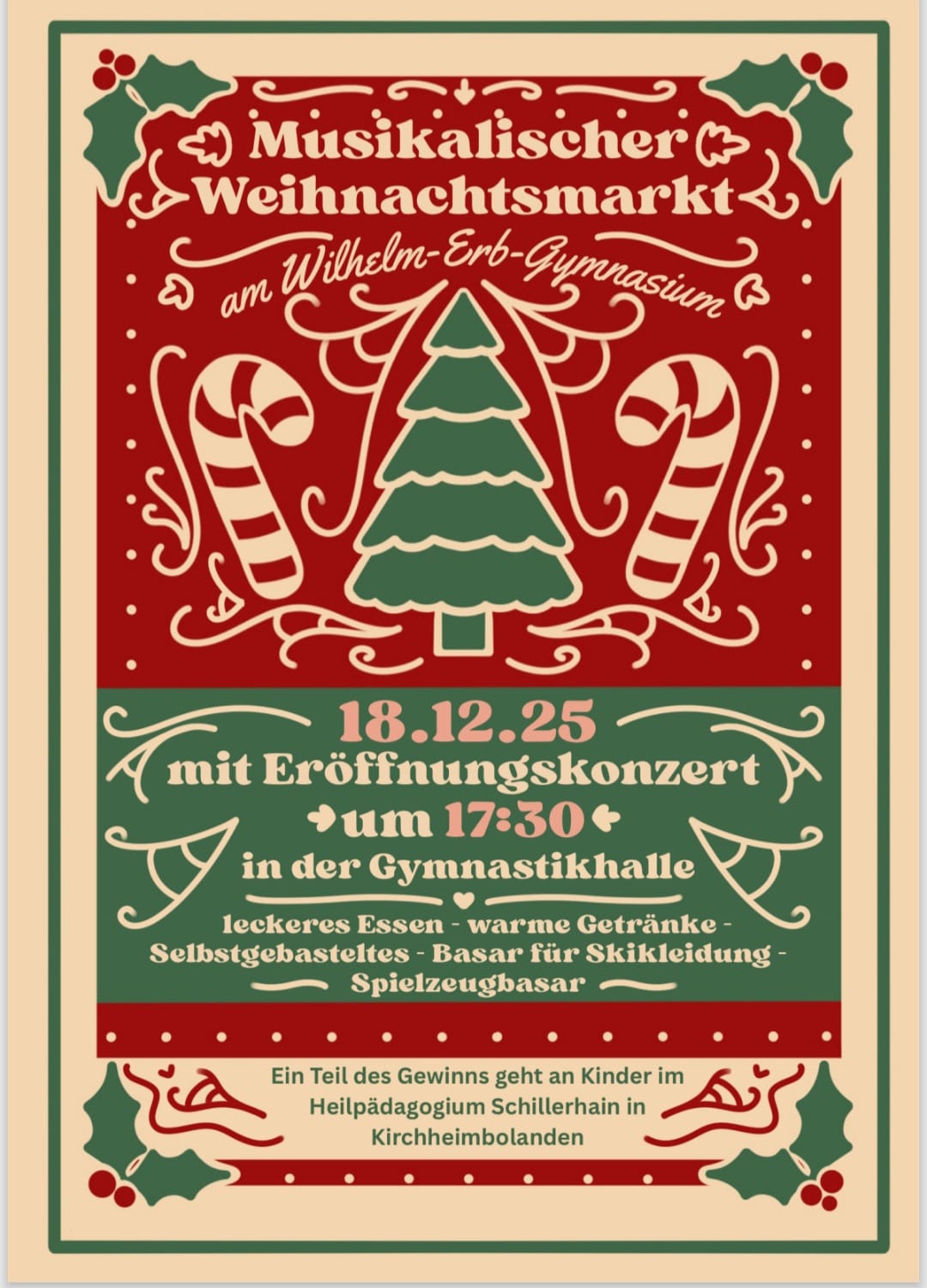 Plakat Weihnachtsmarkt